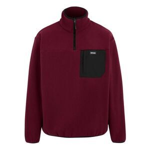 Regatta Mens Frankie Half Zip Fleece Top / Dark Maroon